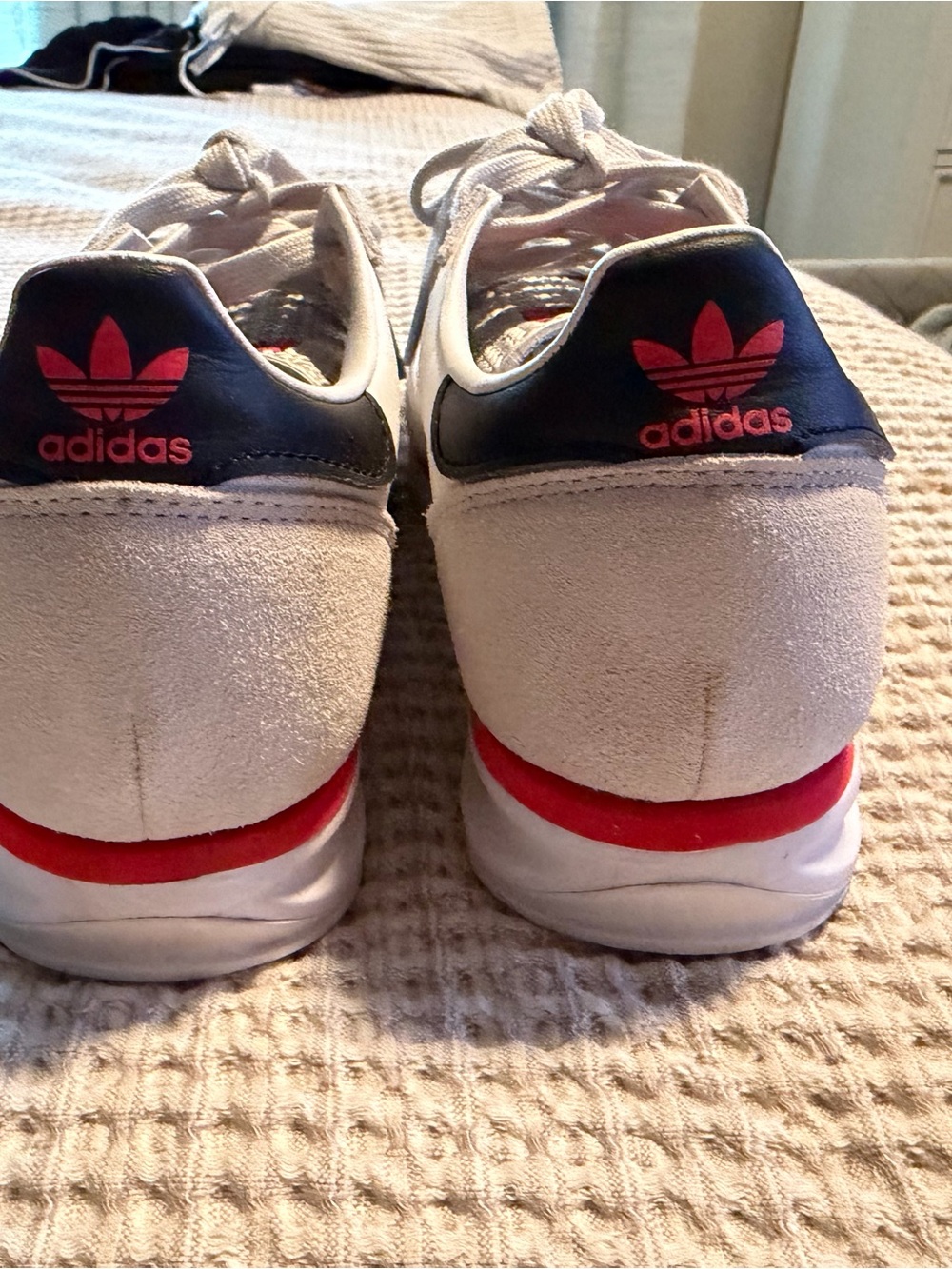 Mens adidas SL 72 RS Athletic Shoe - White / Core Black / Grey - Picture 3 of 4